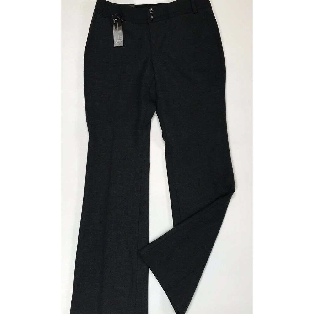 Banana Republic Ryan Fit Trouser Leg Dress Pants Womens Sz 6 Gray Wool Blend NWT